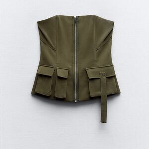 Zara Cargo Corset Top